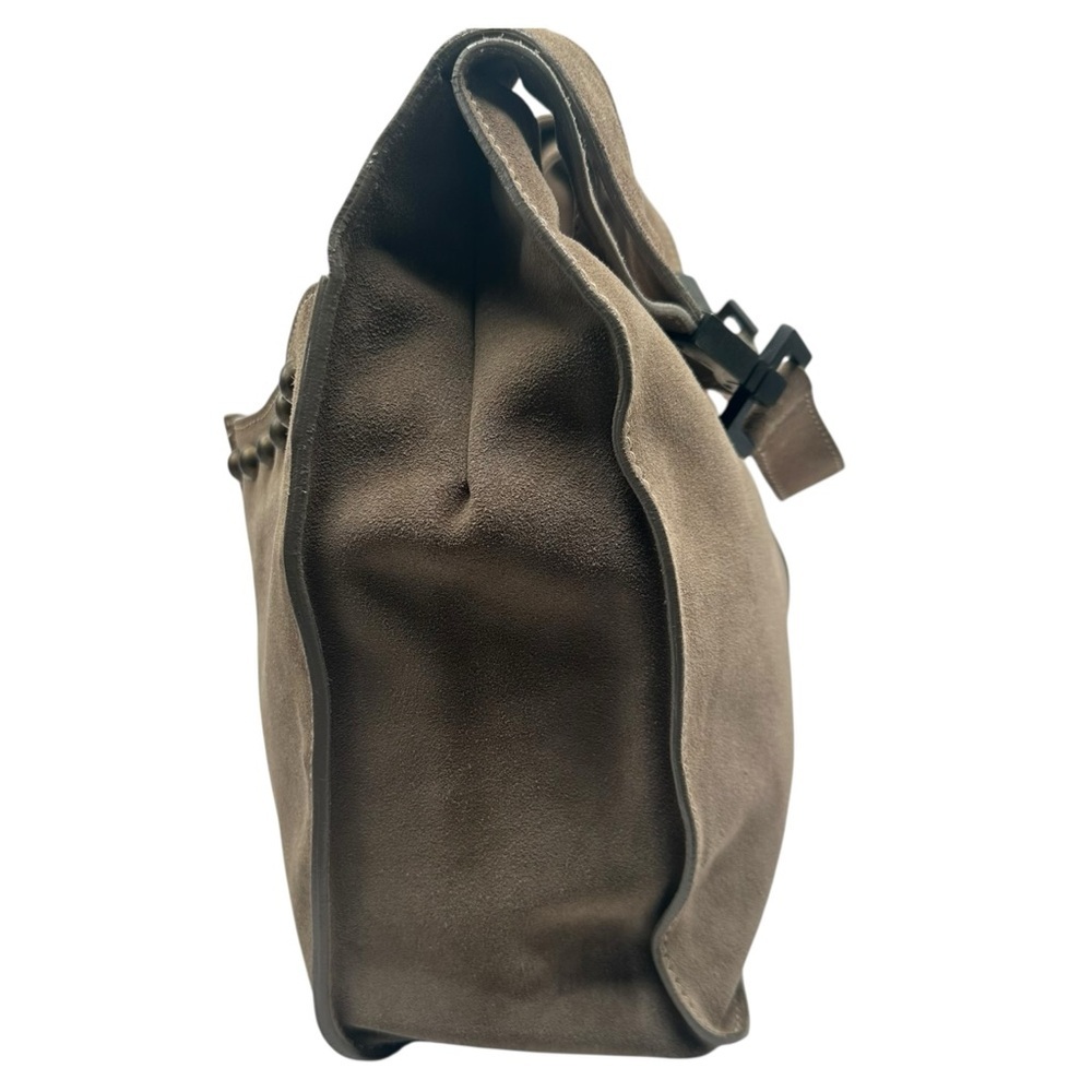 SOLD - Rosetti taupe suede studded hobo handbag, suede - Picture 8 of 15